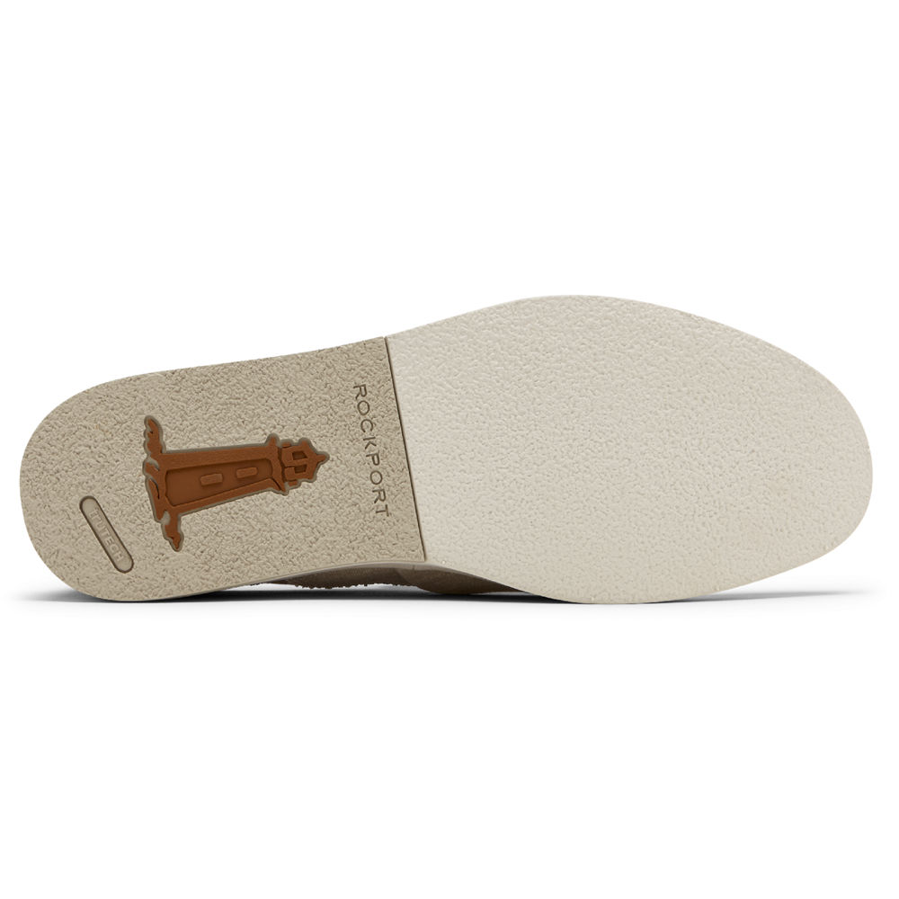 Rockport Singapore Mens Slip-On - Austyn Beige - AJ4795810